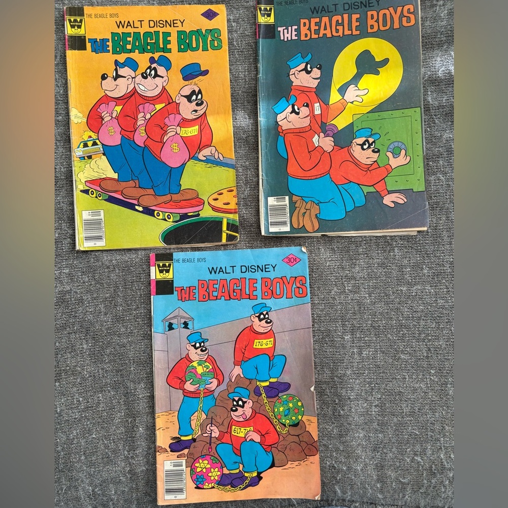 Walt Disney The Beagle Boys Comic Book Set
